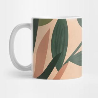 Abstract Shapes, Boho, Botanical Mug